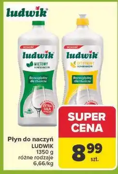 Carrefour Płyn do mycia naczyń cytrynowy Ludwik oferta