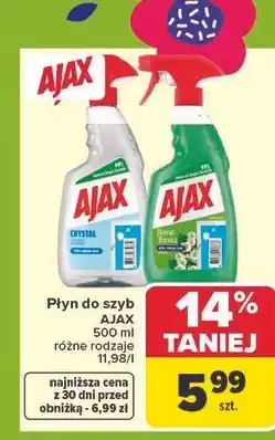 Carrefour Płyn do mycia szyb konwalie Ajax Floral Fiesta oferta