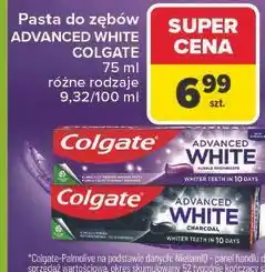 Carrefour Pasta do zębów charcoal Colgate Advanced White oferta