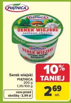 Carrefour Serek wiejski naturalny Piątnica oferta