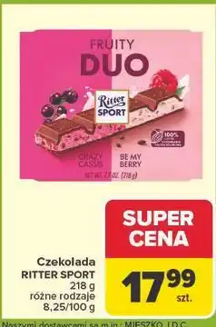Carrefour Czekolada fruity duo Ritter Sport oferta
