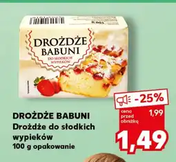 Kaufland Drożdże Drożdże Babuni oferta