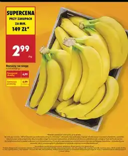 Biedronka Banany na wagę oferta