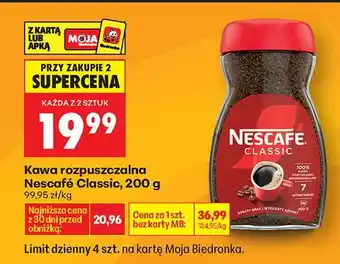 Biedronka Kawa rozpuszczalna oferta