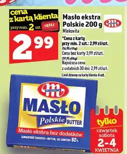 Topaz Masło ekstra polskie oferta