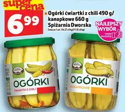 Topaz Ogórki ćwiartki z chili / kanapkowe oferta
