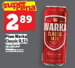 Topaz Piwo Warka Classic oferta