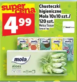 Topaz Chusteczki higieniczne Mola 10x10szt / 120szt oferta