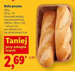 Lidl Bułka paryska oferta