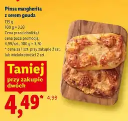 Lidl Pinsa margherita z serem gouda oferta