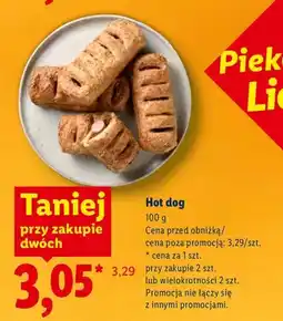 Lidl Hot dog oferta