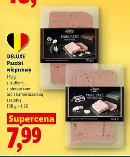 Lidl Pasztet wieprzowy z truflami, z pieczarkami lub z karmelizowaną szalotką oferta