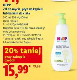 Lidl Żel do mycia, płyn do kąpieli lub balsam do ciała oferta