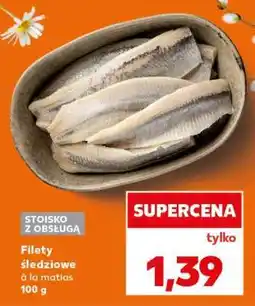 Kaufland Filety śledziowe à la matias 100 g oferta