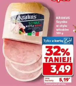 Kaufland KRAKUS Szynka w stylu włoskim 100 g oferta
