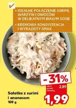 Kaufland Sałatka z surimi i ananasem 100 g oferta