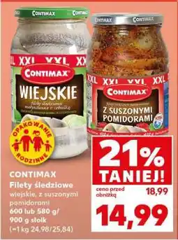 Kaufland CONTIMAX Filety śledziowe wiejskie, z suszonymi pomidorami oferta