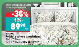 Biedronka Pościel z satyny bawełnianej oferta