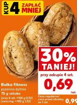Kaufland Bułka fitness pszenno-żytnia oferta