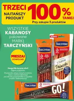 Kaufland Wszystkie Kabanosy pakowane Marki Tarczyński oferta
