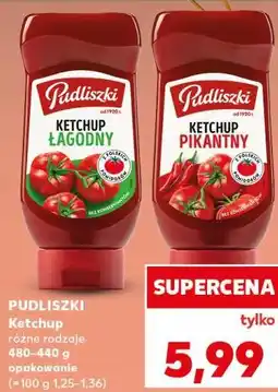 Kaufland Ketchup różne rodzaje 480-440 g opakowanie oferta