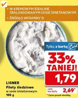 Kaufland Filety śledziowe w sosie śmietanowym oferta