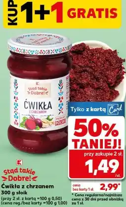 Kaufland Ćwikła z chrzanem oferta
