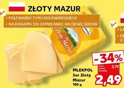 Kaufland Ser Złoty Mazur oferta