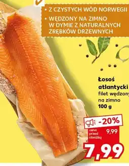 Kaufland Łosoś atlantycki filet wędzony na zimno oferta