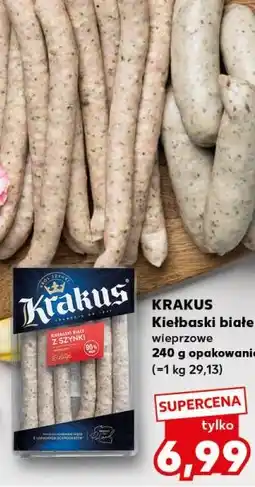 Kaufland Kiełbaski białe z szynki wieprzowe 240 g opakowanie oferta