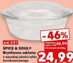 Kaufland Brytfanna szklana z wysokiej jakości szkła borokrzemowego oferta