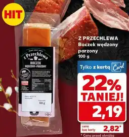 Kaufland Boczek wędzony parzony oferta