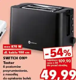Kaufland Toster 6 poziomów przyrumieniania, z nasadką do opiekania bułek oferta