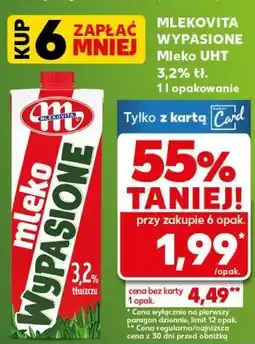 Kaufland Mleko UHT 3,2% tł oferta