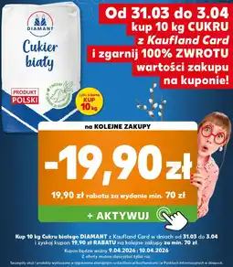 Kaufland Cukier biały oferta