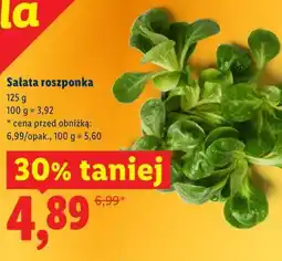 Lidl Sałata roszponka oferta
