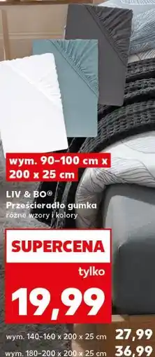 Kaufland Prześcieradło z gumką oferta