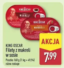 ALDI Filety 2 makreli w sosie oferta