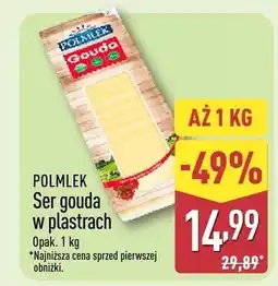 ALDI Ser gouda w plastrach oferta