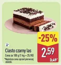 ALDI Ciasto czarny las oferta