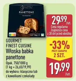ALDI Włoska babka panettone do wyboru: klasyczna lub z kawałkami czekolady oferta