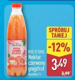 ALDI Nektar czerwony grejpfrut oferta