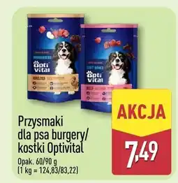 ALDI Przysmaki dla psa burgery/kostki Optivital oferta