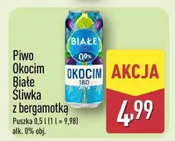 ALDI Piwo Okocim Białe Śliwka z bergamotką oferta