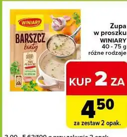 Carrefour Express Zupa w proszku różne rodzaje oferta