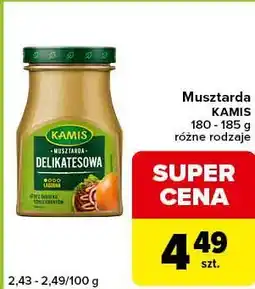 Carrefour Express Musztarda różne rodzaje oferta