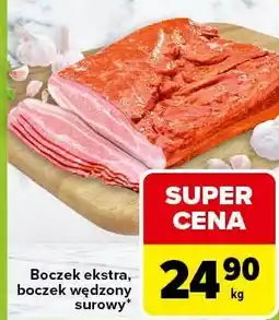 Carrefour Express Boczek ekstra, boczek wędzony surowy oferta