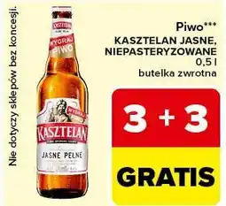 Carrefour Express Piwo KASZTELAN JASNE, NIEPASTERYZOWANE oferta