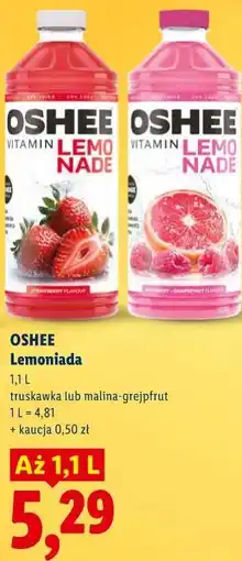 Lidl Lemoniada 1,1L truskawka lub malina-grejpfrut oferta
