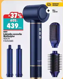 Biedronka Lokówko-suszarka Multistyler HD634 4 końcówki oferta
